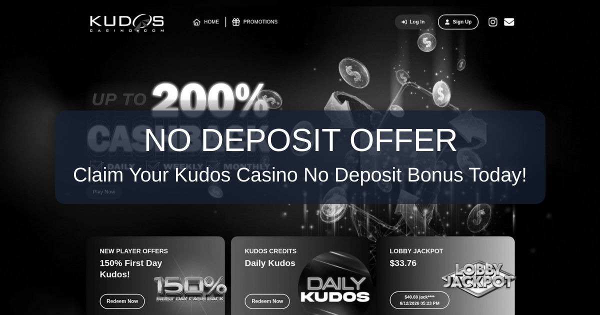Kudos Casino No Deposit Bonus: Play Free Before You Commit